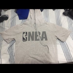 NBA Short Sleeve Hoodie Size Medium